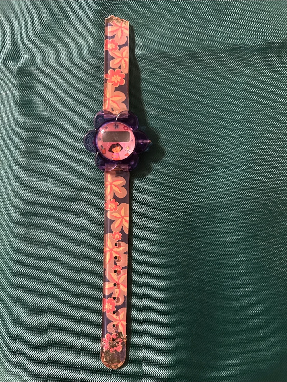 Dora the explorer Girls' Pink Floral Flower-Shaped Digital Watch